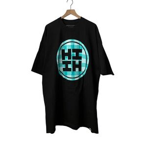 Hawaii's Finest Palaka HI Logo T-shirt XXXL 4XL Black Aqua 2015